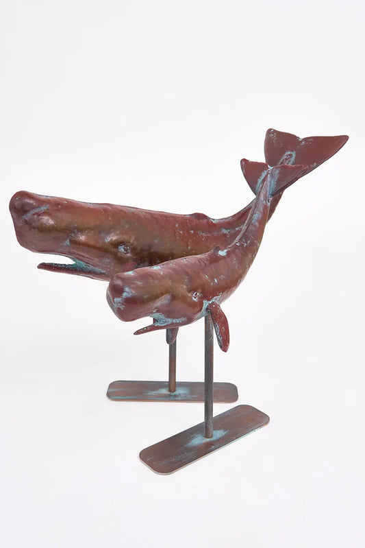 Cachalote con base en metal tamaño grande - BATELA