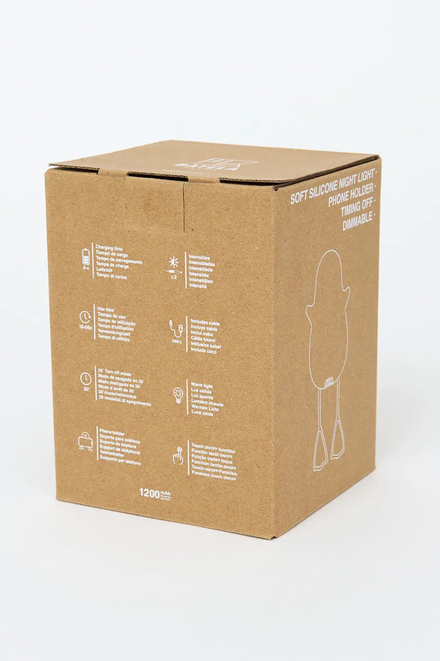 Lámpara con forma de gaviota pequeña en silicona