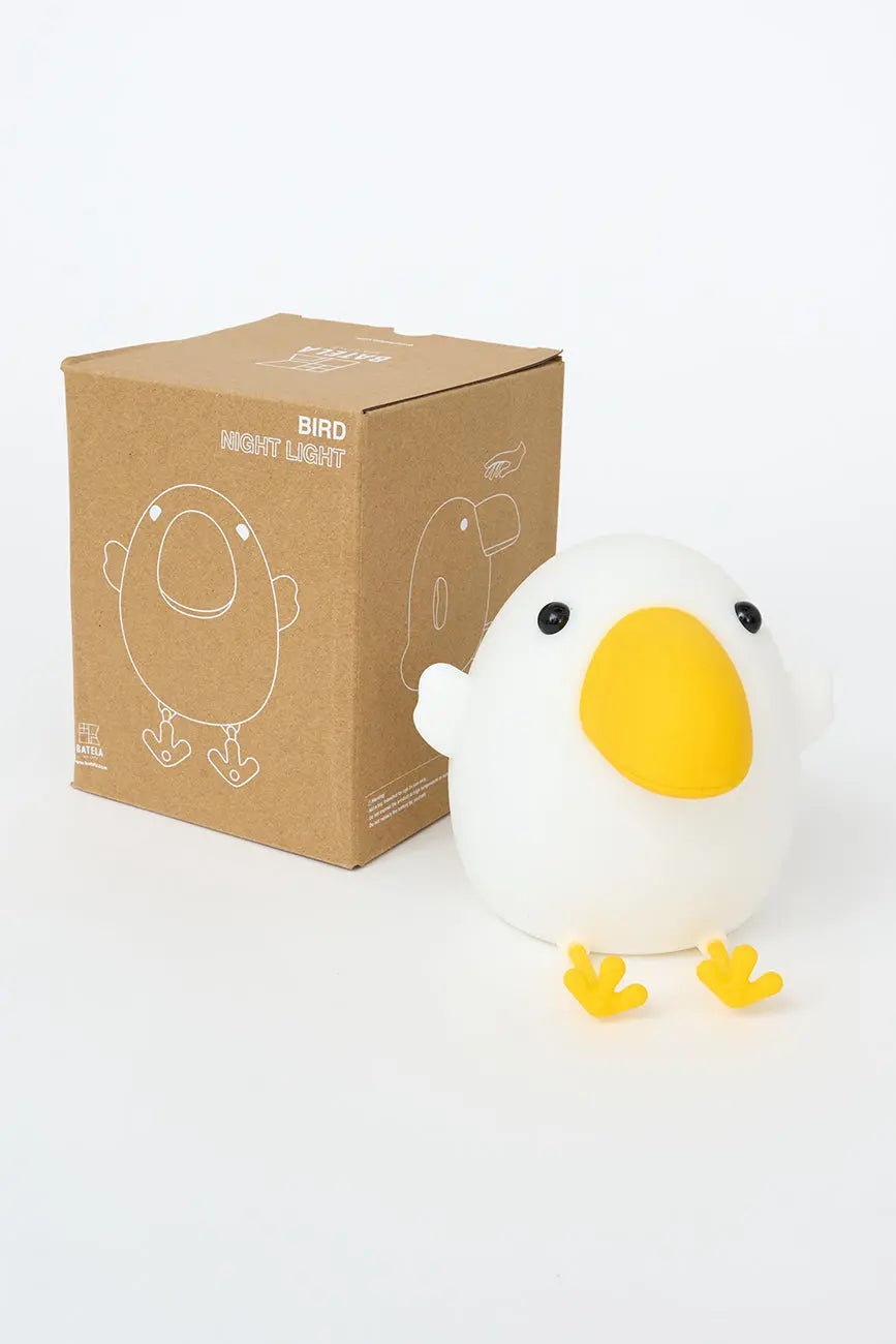 Lámpara con forma de gaviota en silicona