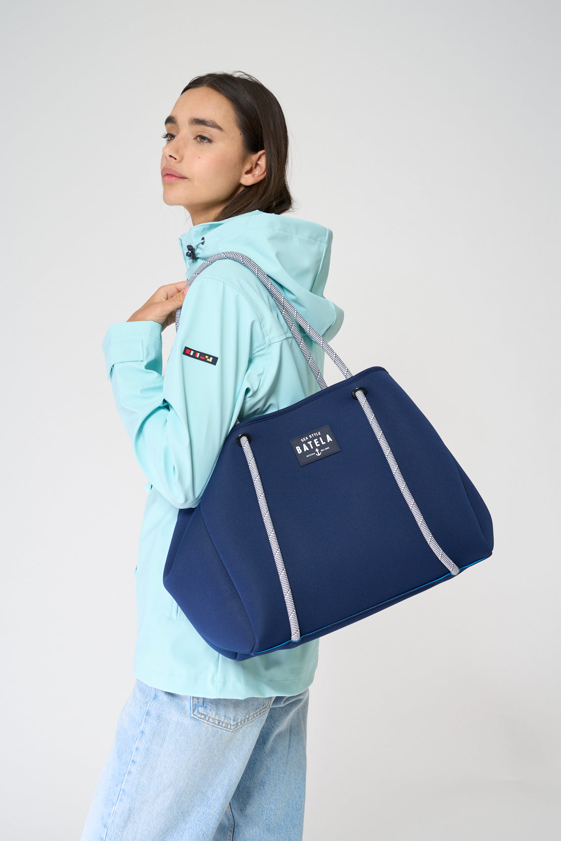 Bolso shopper de neopreno