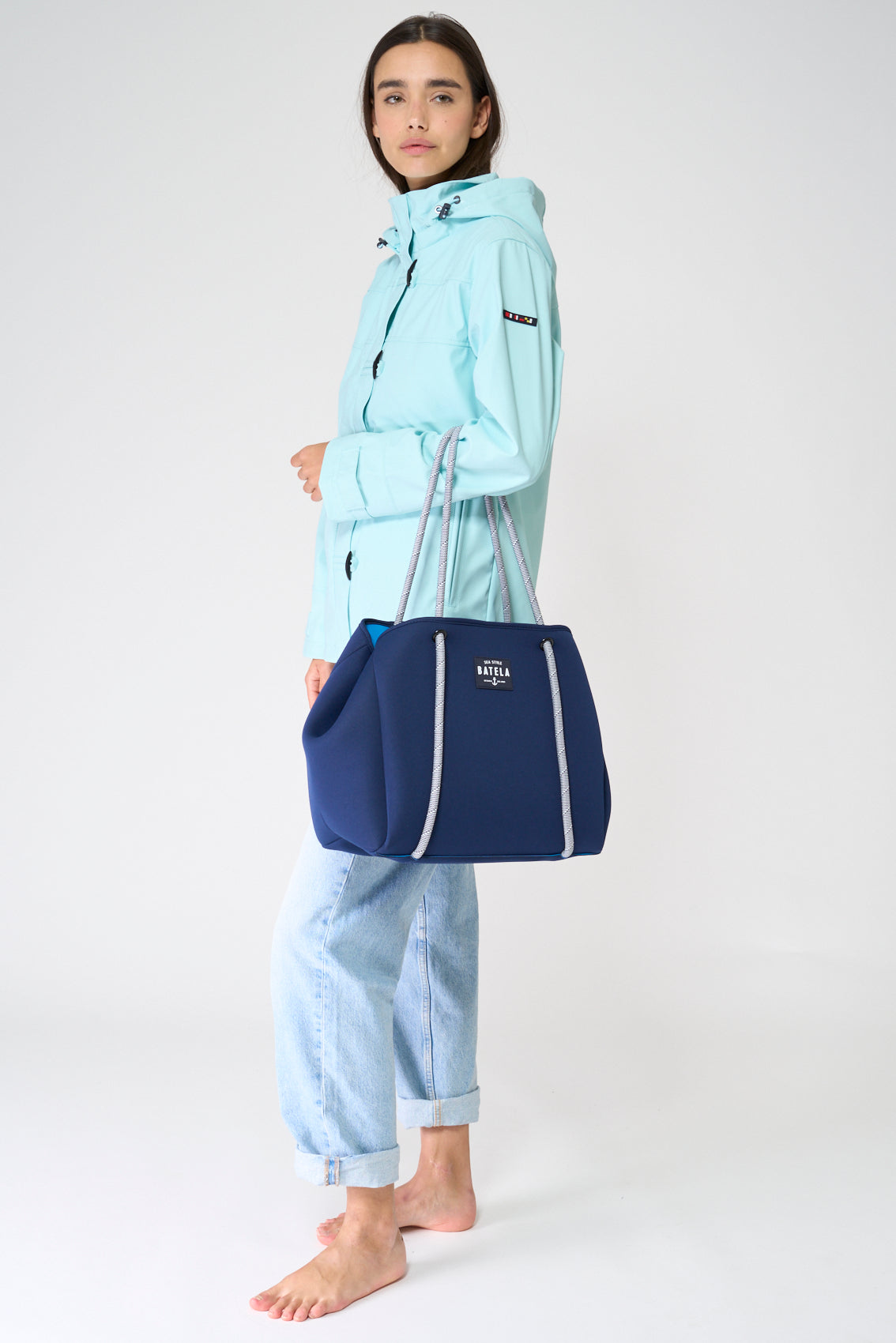 Bolso shopper de neopreno