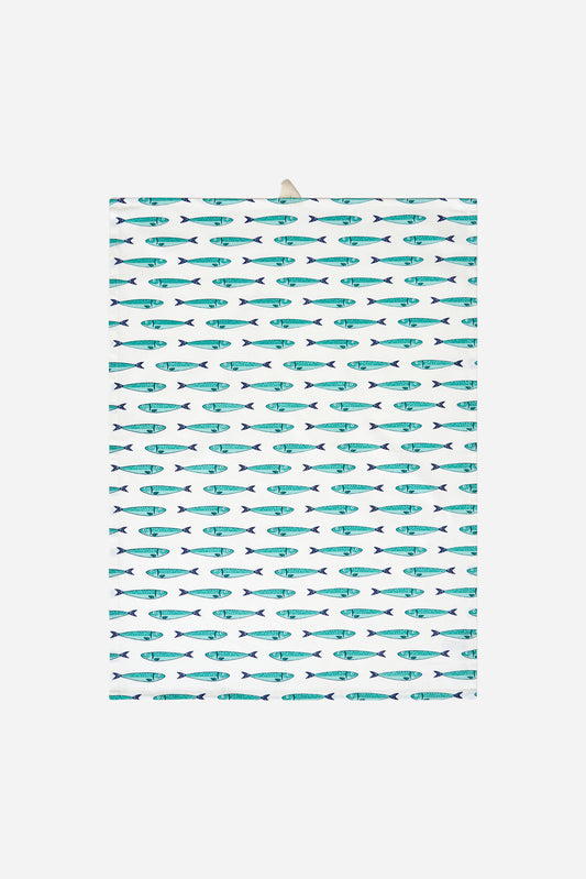 Set de 3 paños de cocina con peces