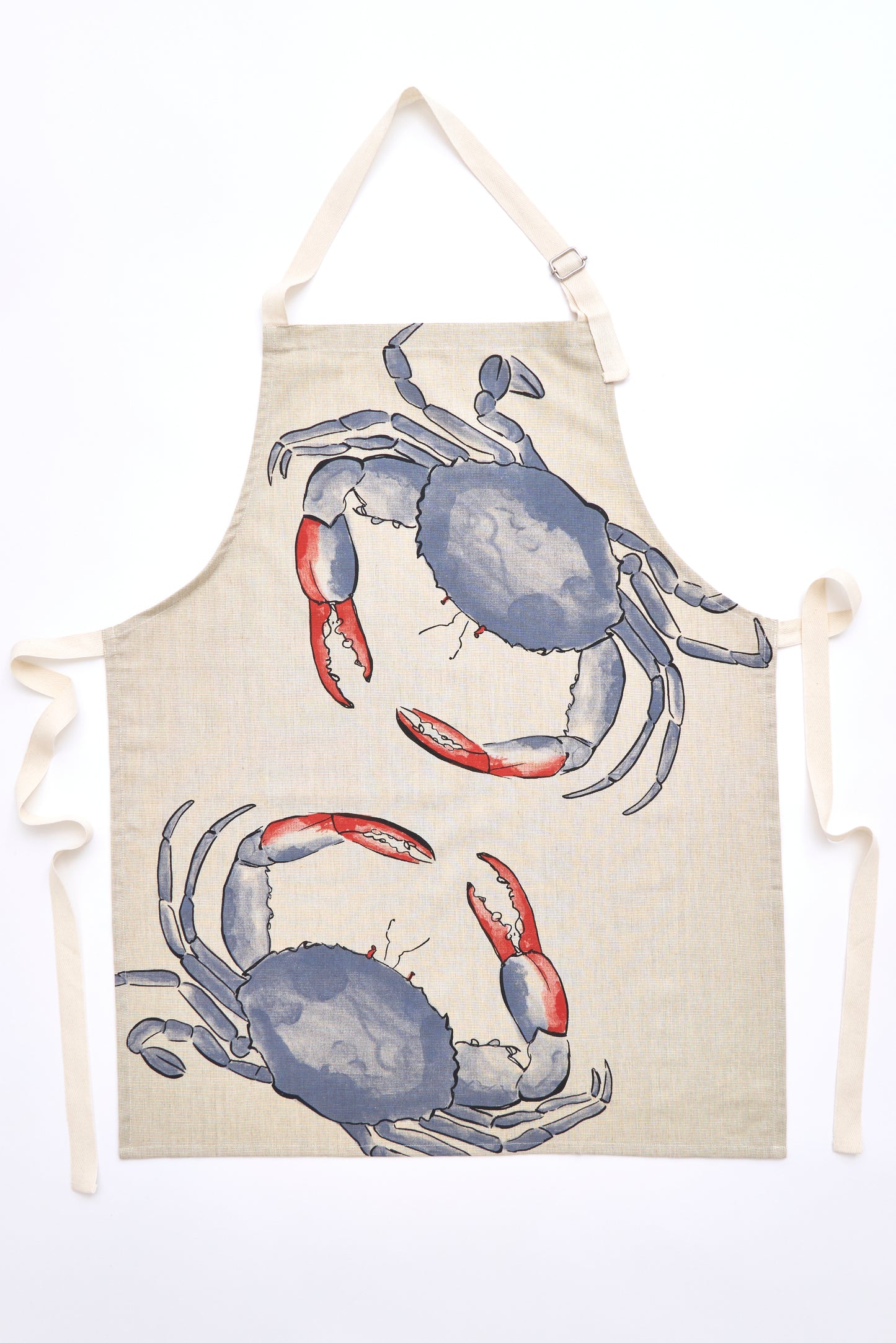 Kitchen apron with crabs