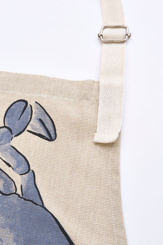 Delantal de cocina con cangrejos