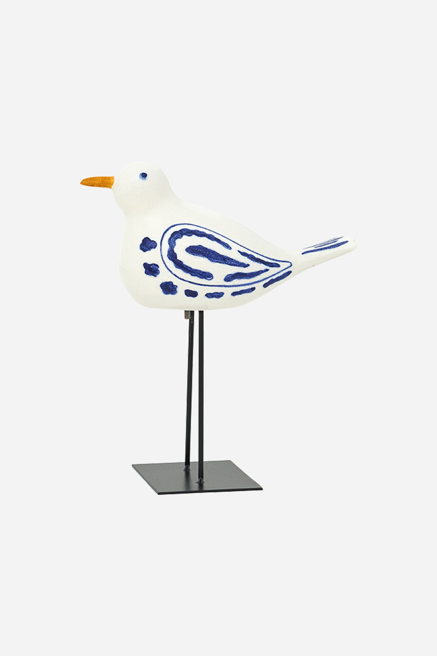 Ceramic bird with base L: 16 cm