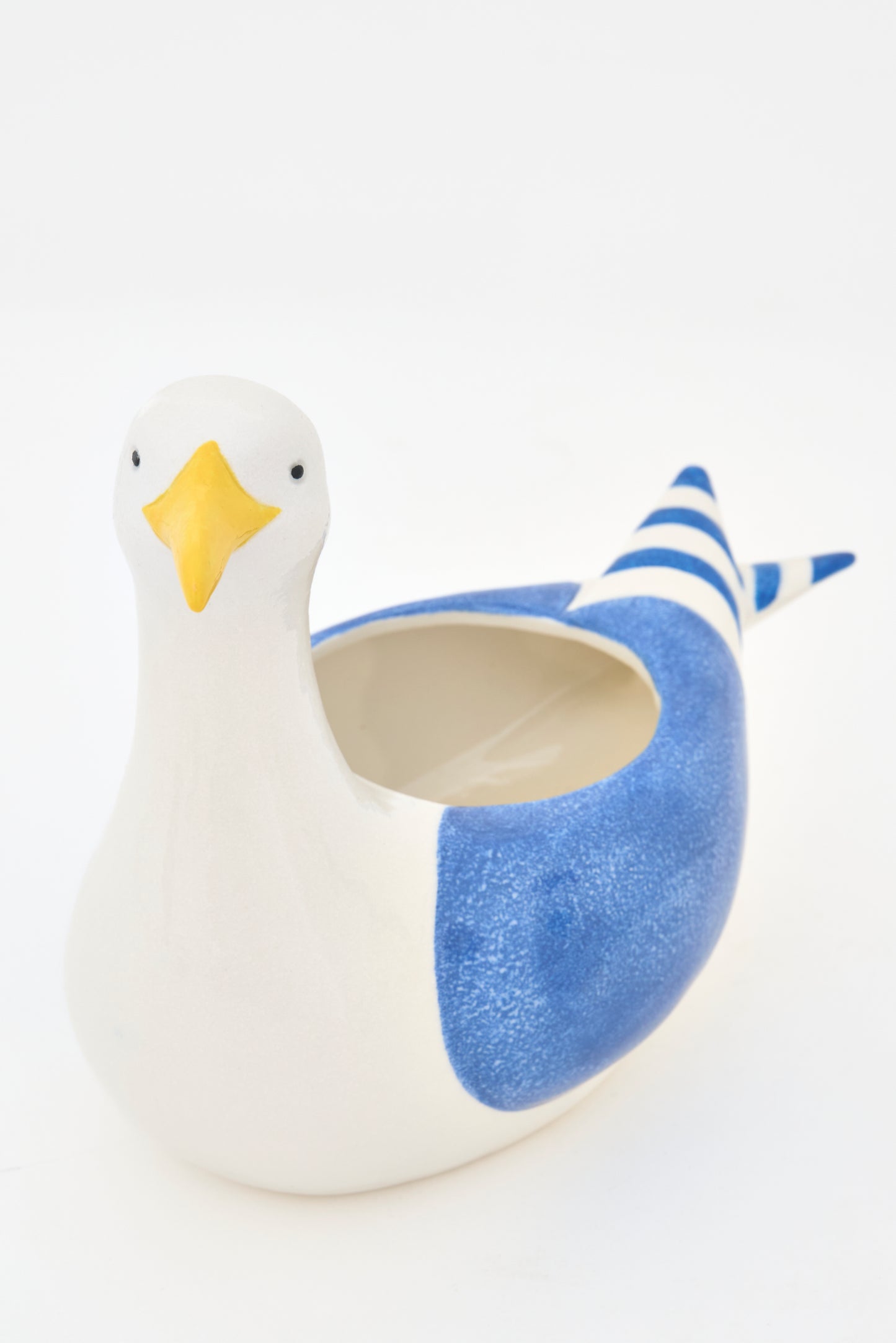 Ceramic seagull pot L:24 cm