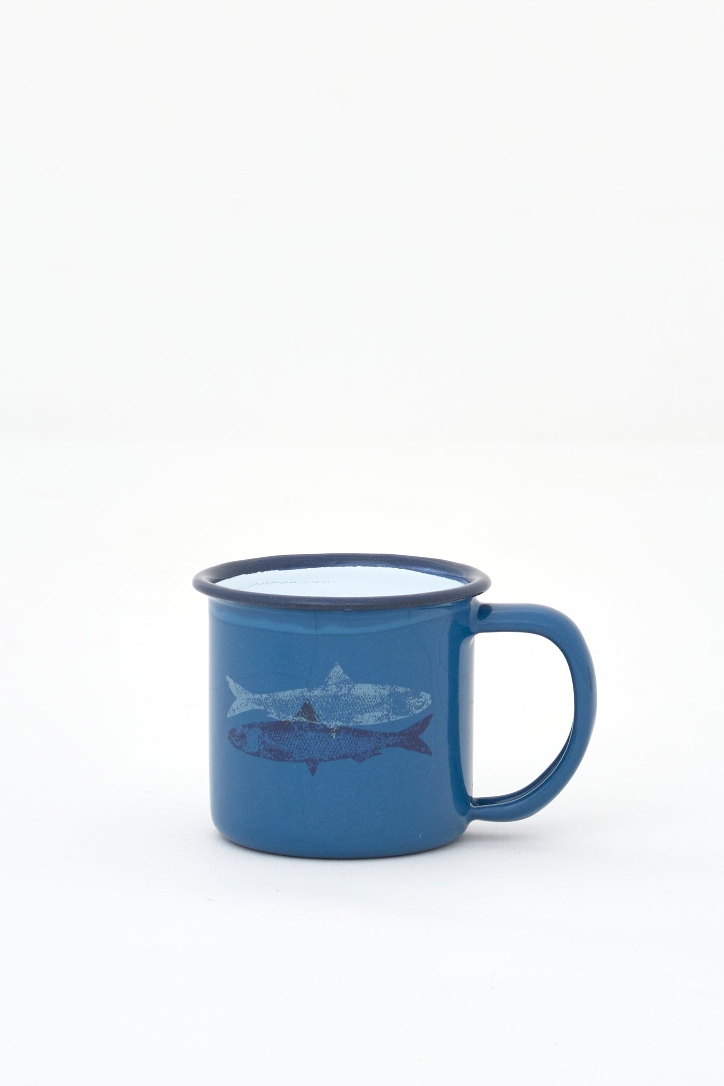 Set of 4 sailor enamel cups