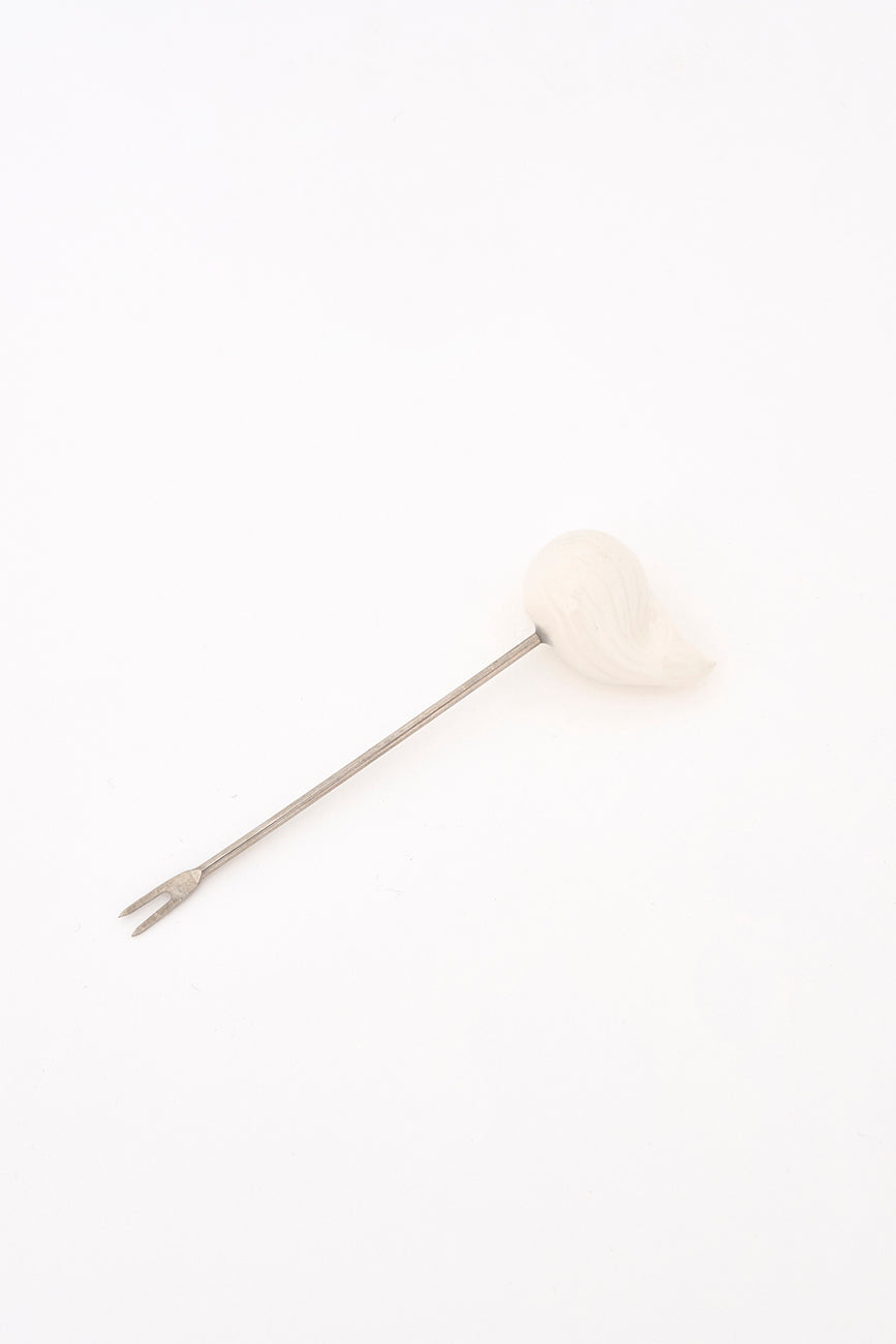 Cocktail forks with whale-shaped stand