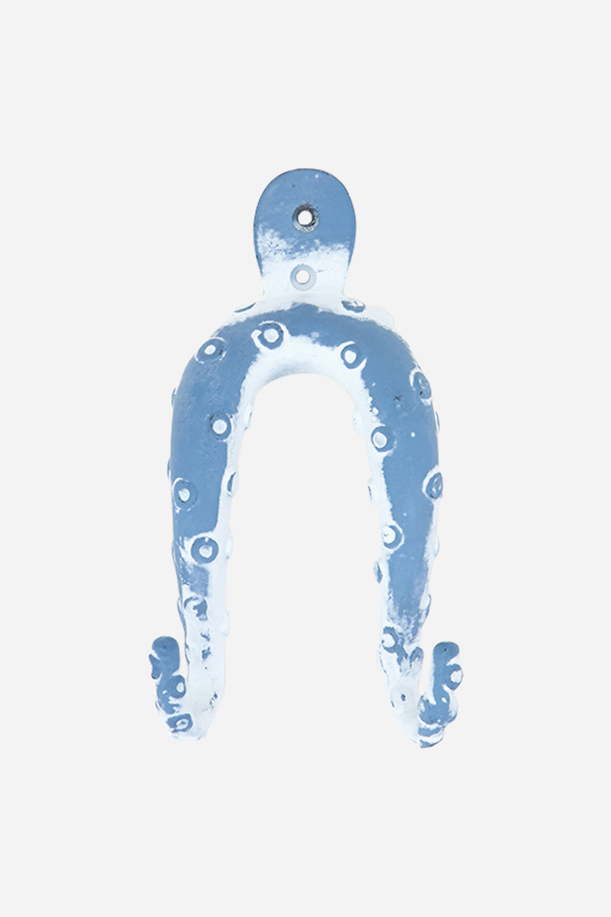 Perchero de metal con forma de pulpo