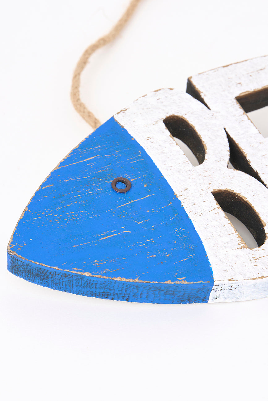 Wooden pendant in the shape of a fish