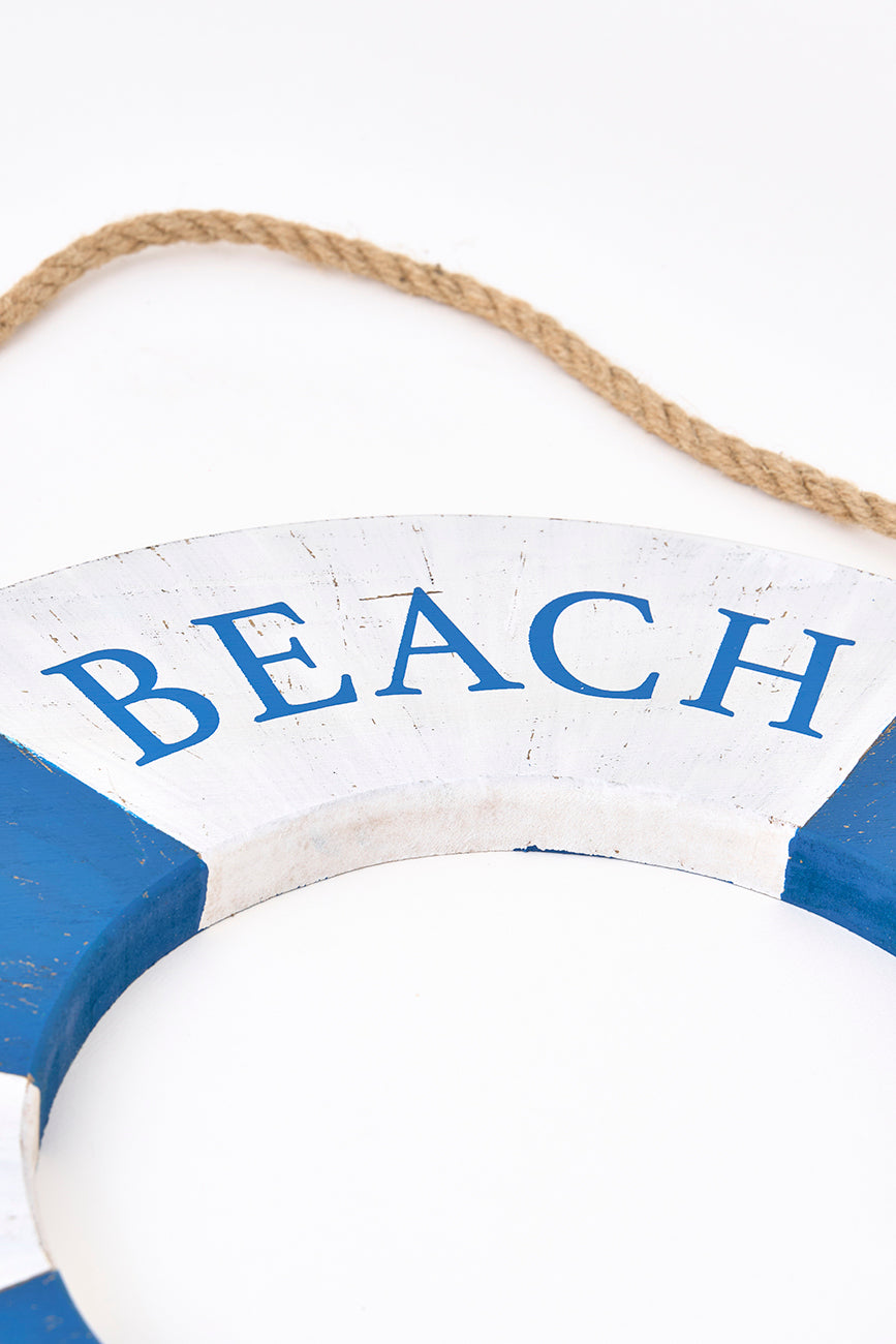 Colgante de madera 'Beach House'