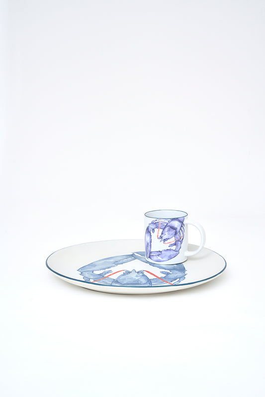 Plato grande de gres con langosta