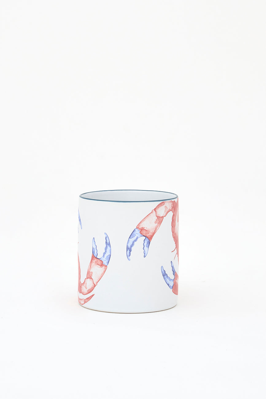 Taza de gres con langosta