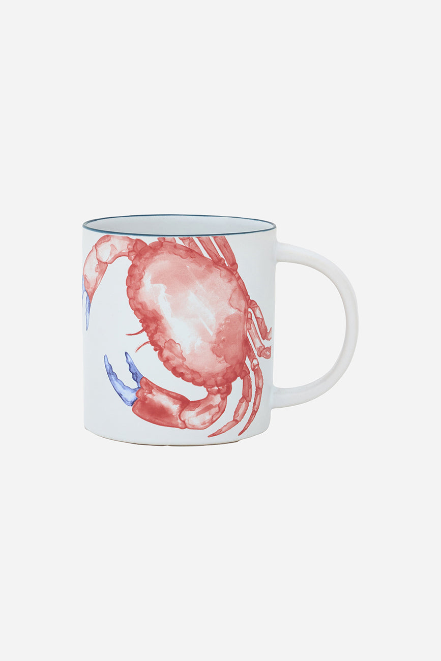 Taza de gres con langosta
