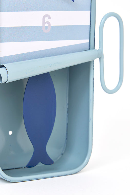 Reloj decorativo con forma de lata de conserva