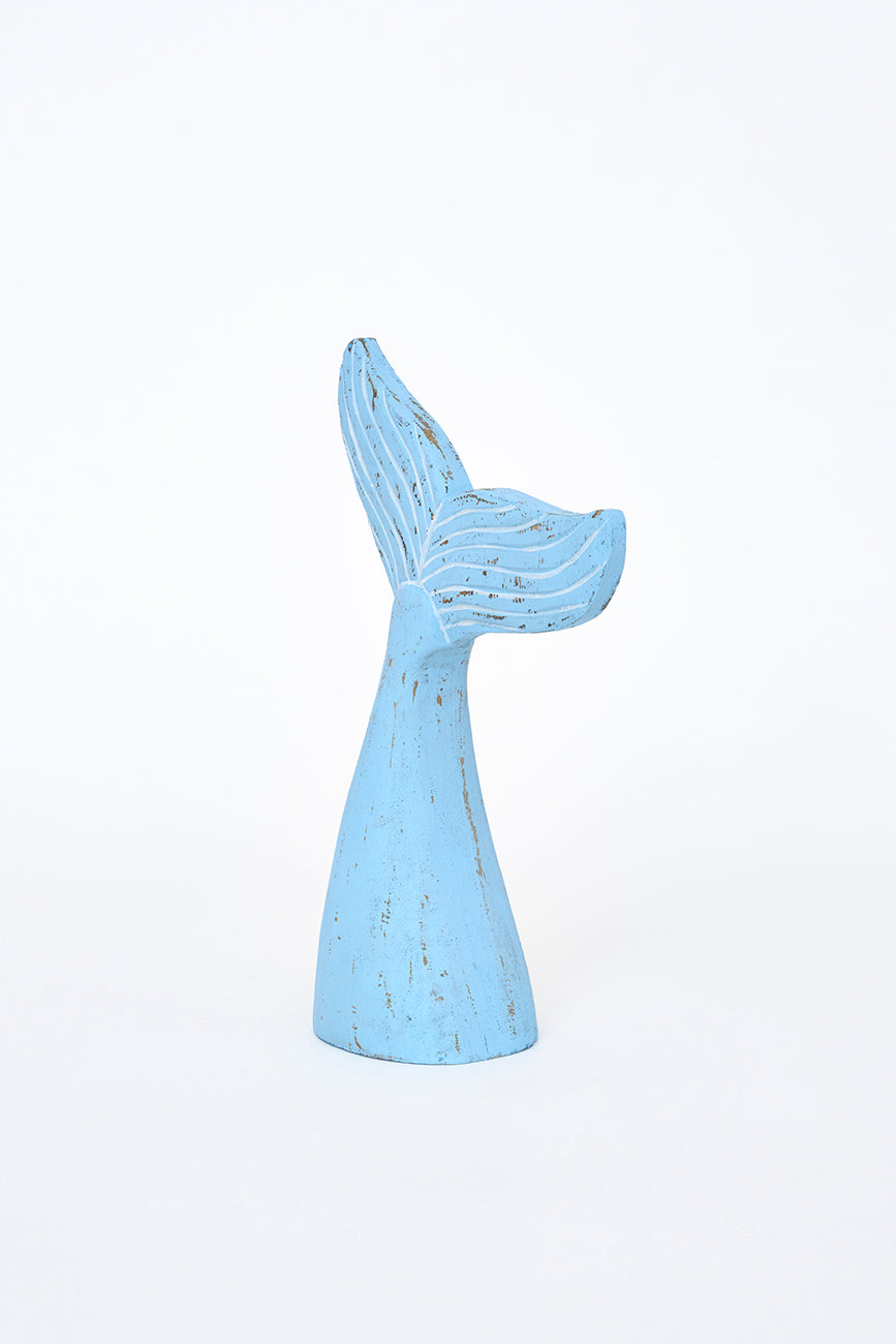 Cola de ballena decorativa de madera