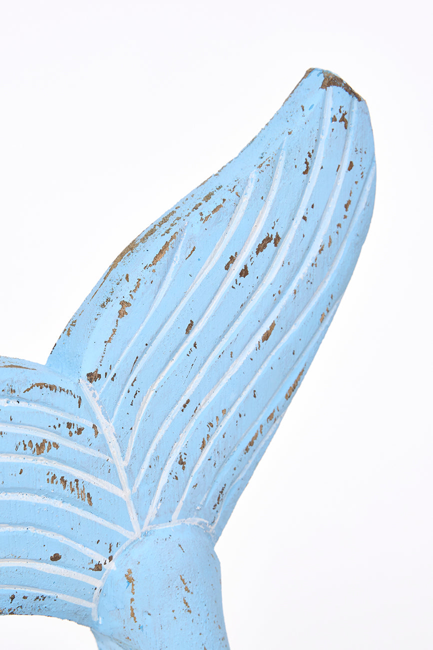 Cola de ballena decorativa de madera