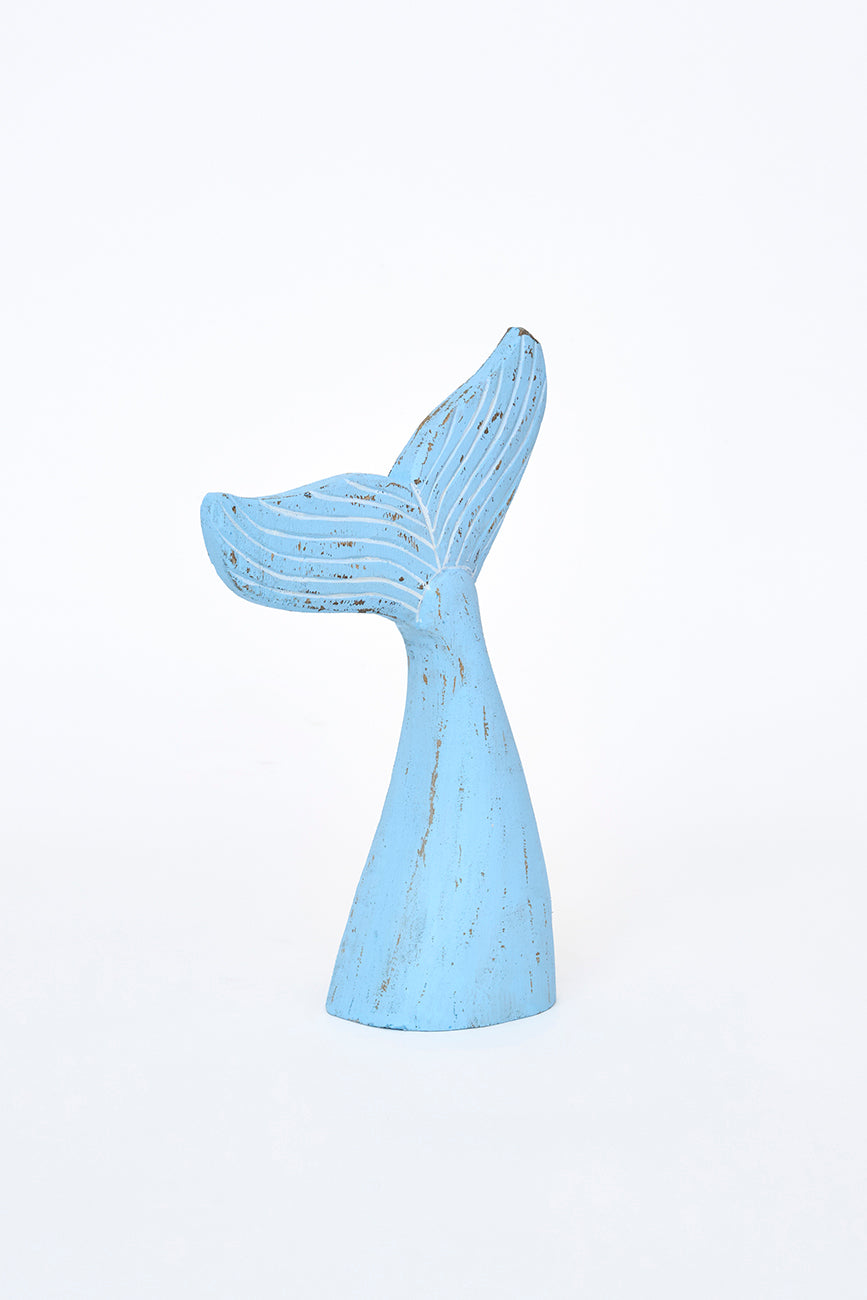 Cola de ballena decorativa de madera