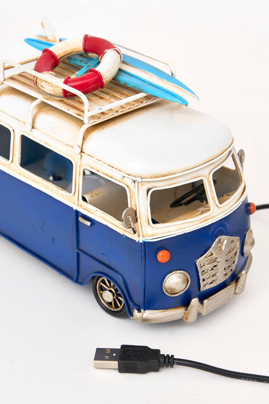 Lámpara furgoneta surfera de metal