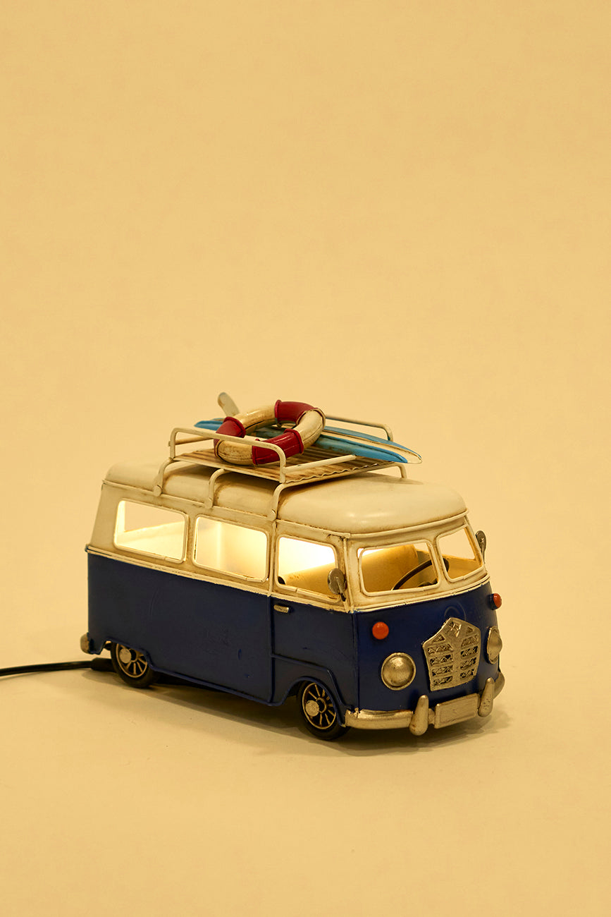 Lámpara furgoneta surfera de metal