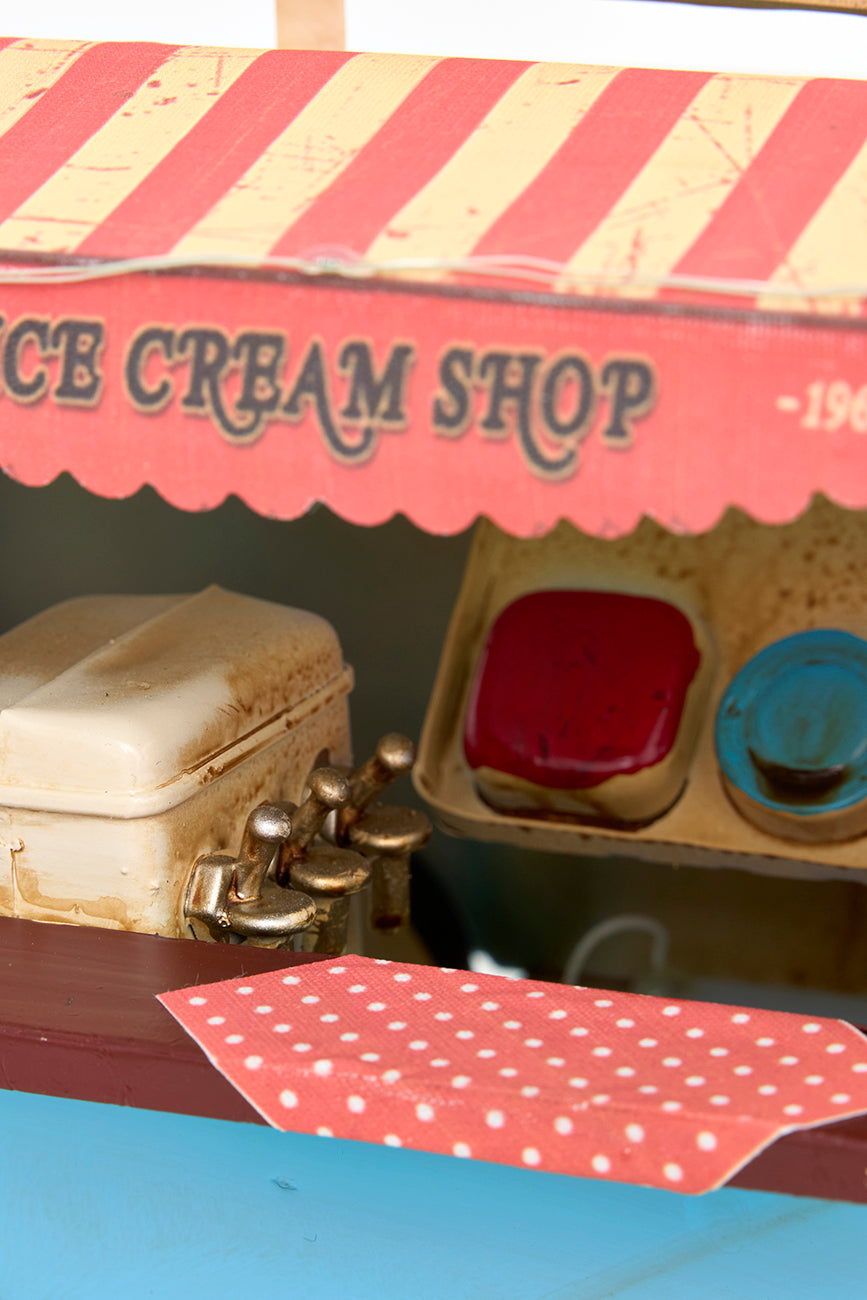 Lámpara food truck decorativa de metal