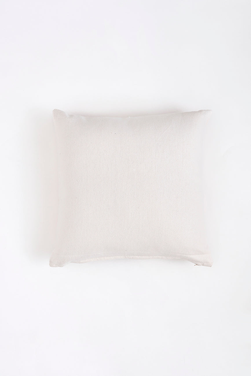 Cojín de algodón con cangrejos bordados