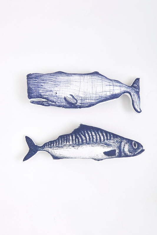 Cojín con forma de pez