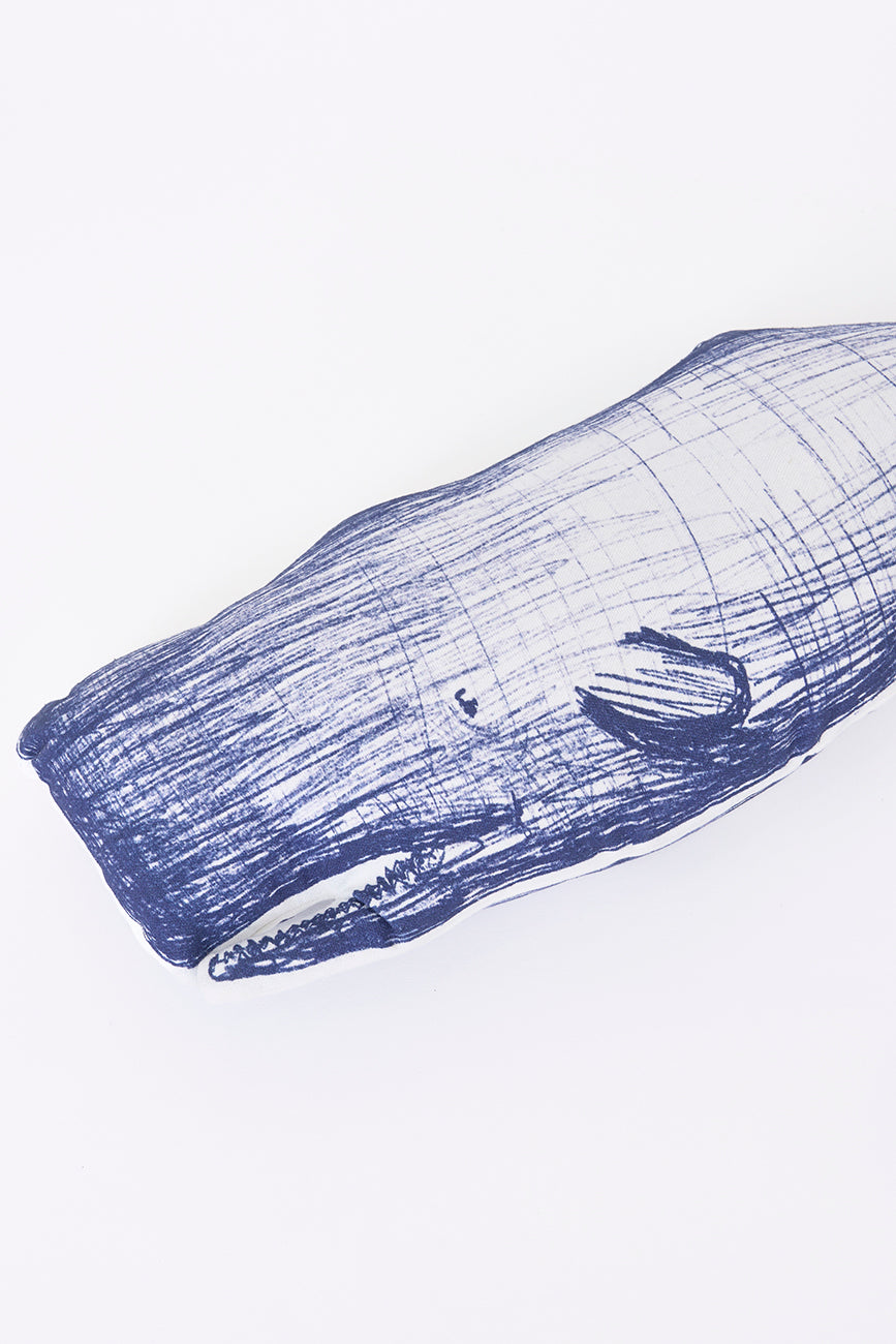 Cojín con forma de ballena