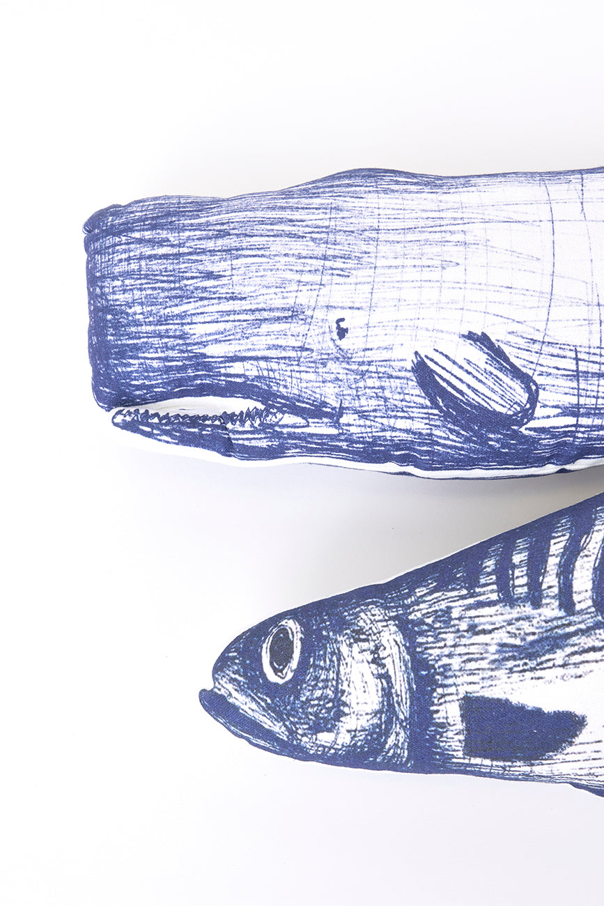 Cojín con forma de ballena