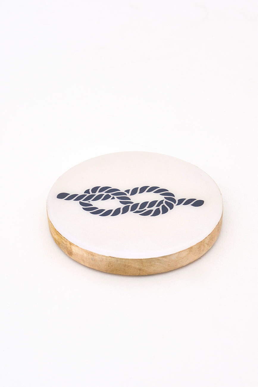 Posavasos con cuerdas marineras