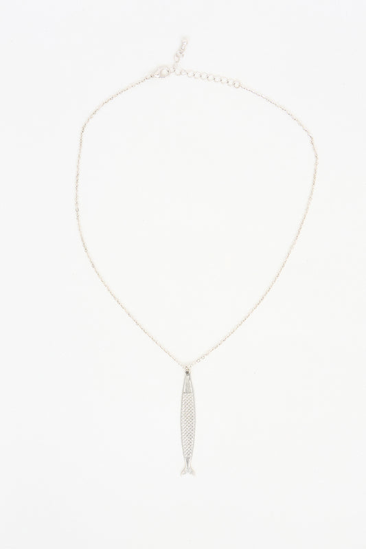 Collier en métal en forme de poisson