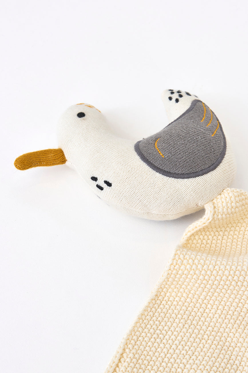 Doudou with plush seagull