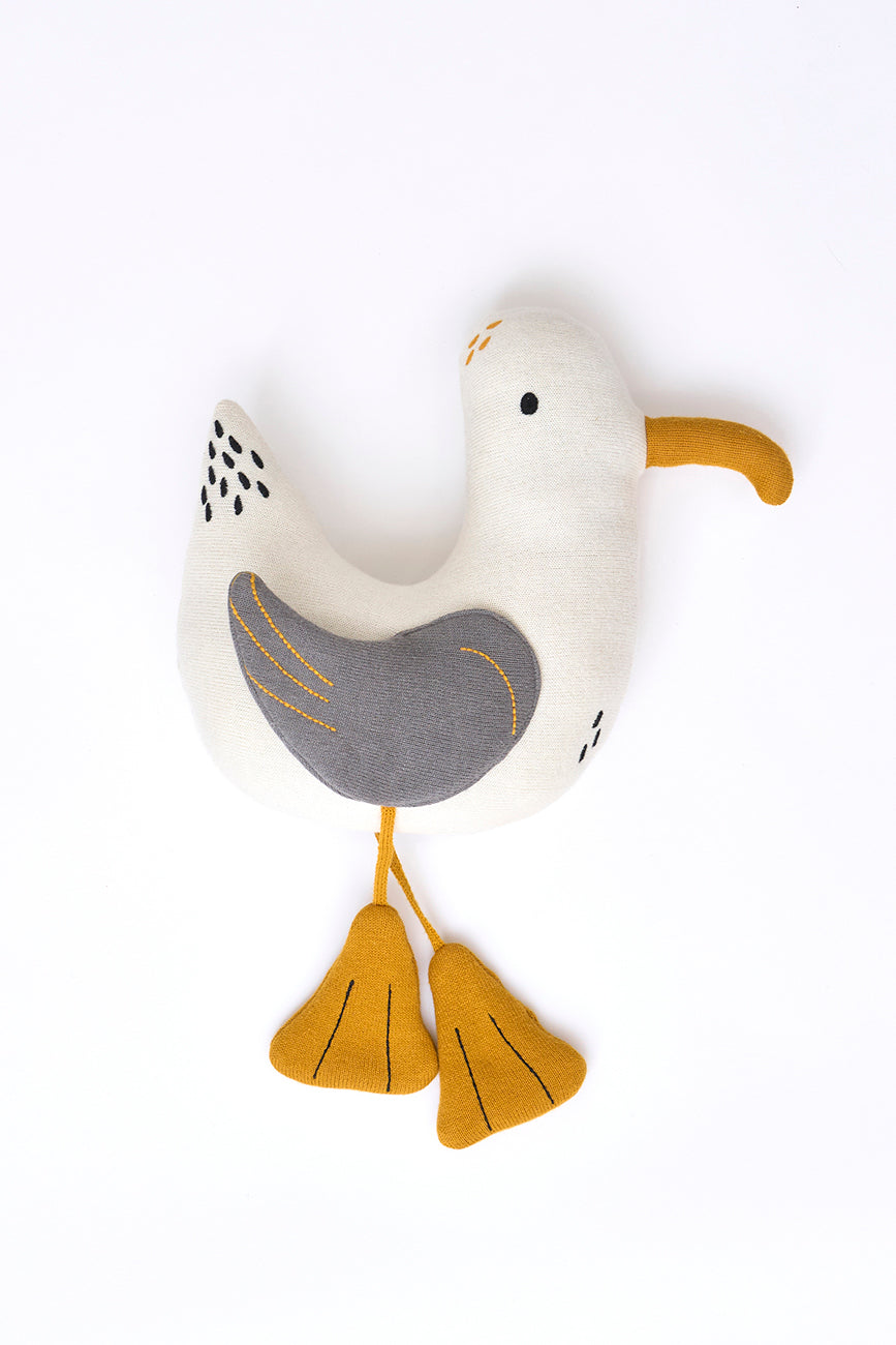 Mouette en peluche