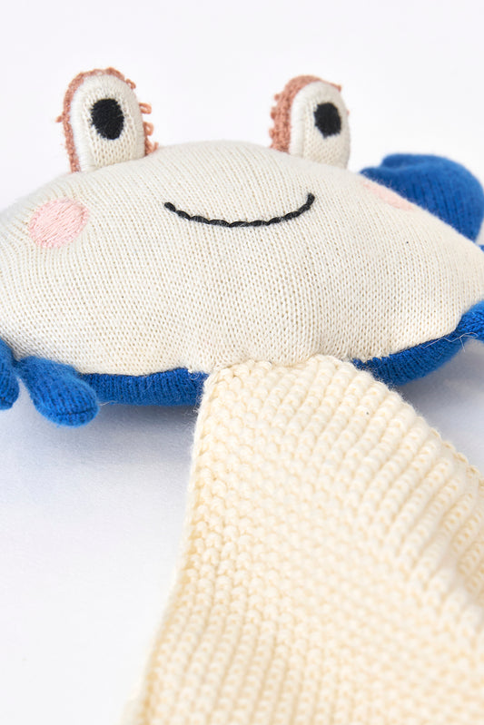 Doudou with plush crab