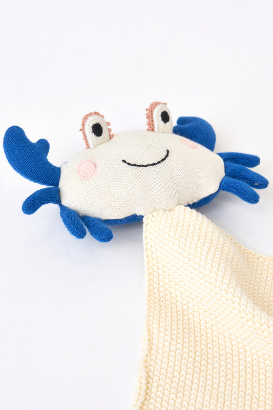 Doudou with plush crab