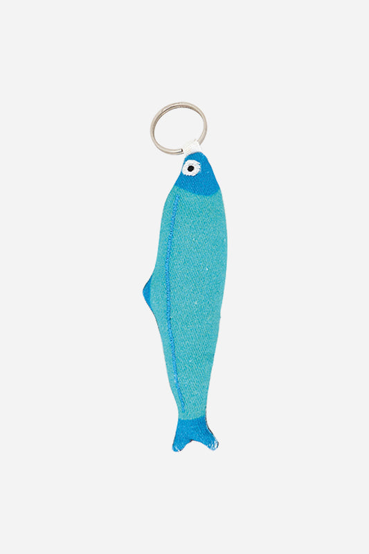 Cotton keychain in the shape of a fish