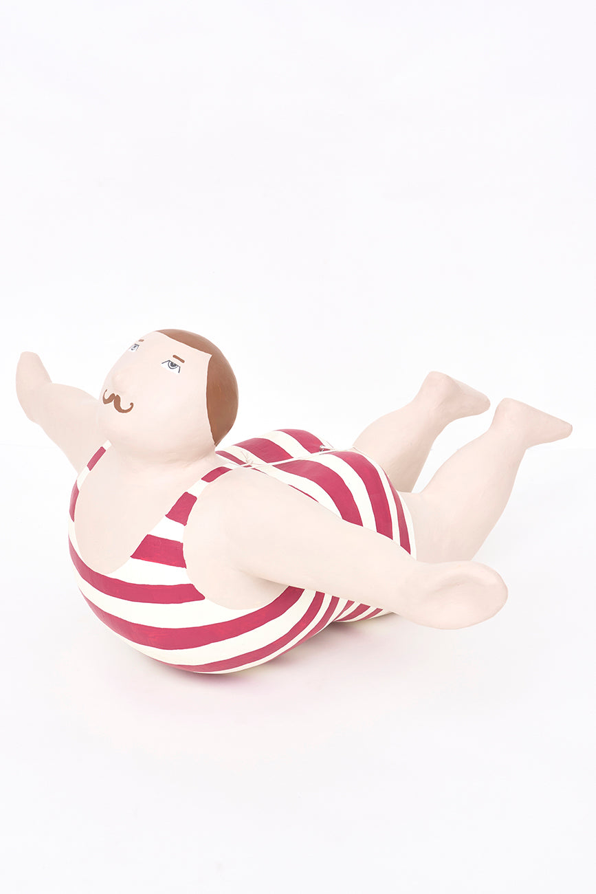 Bañista decorativo de papel maché para colgar