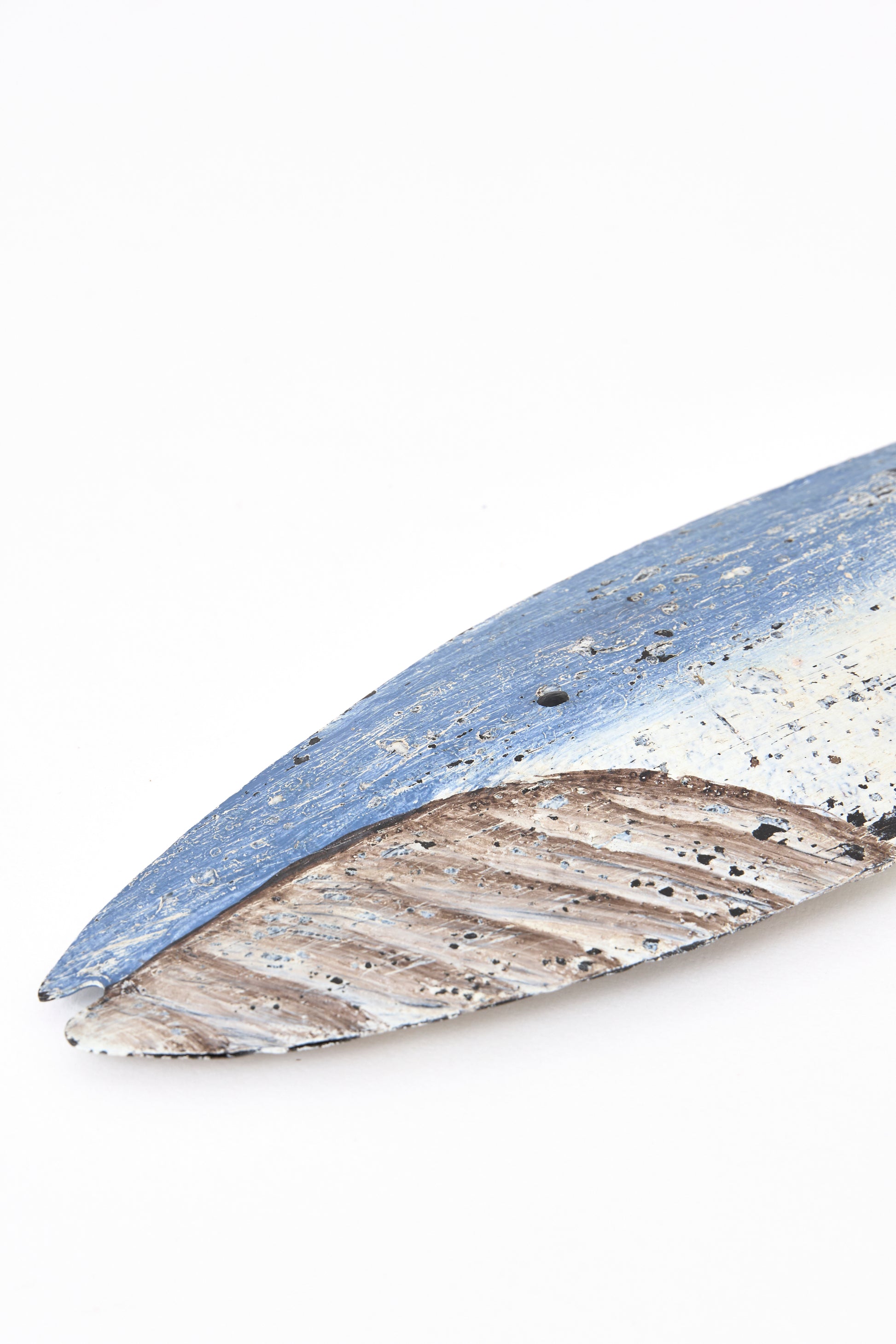 Colgante de metal con forma de ballena, grande