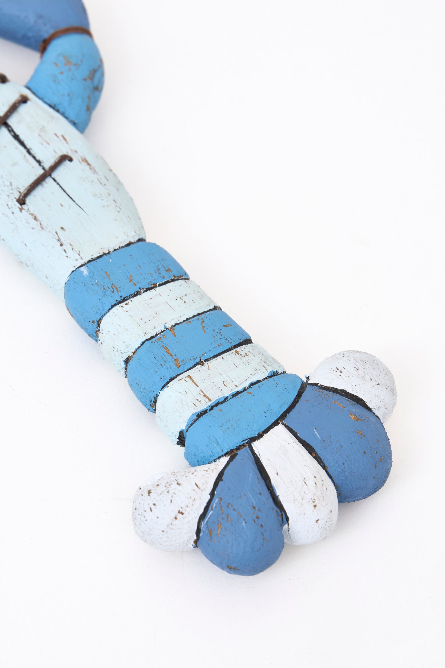 Suspension décorative en bois en forme de homard