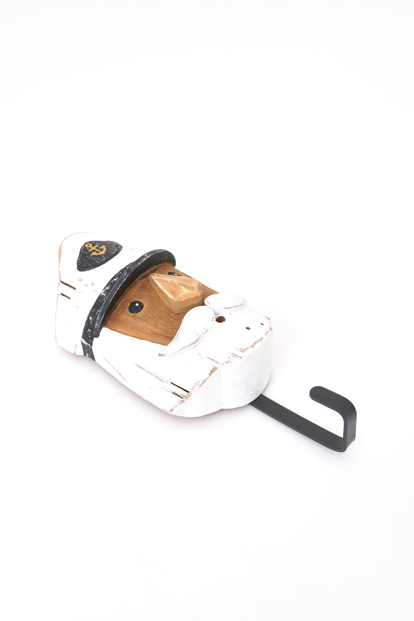 Colgador capitán de madera y metal