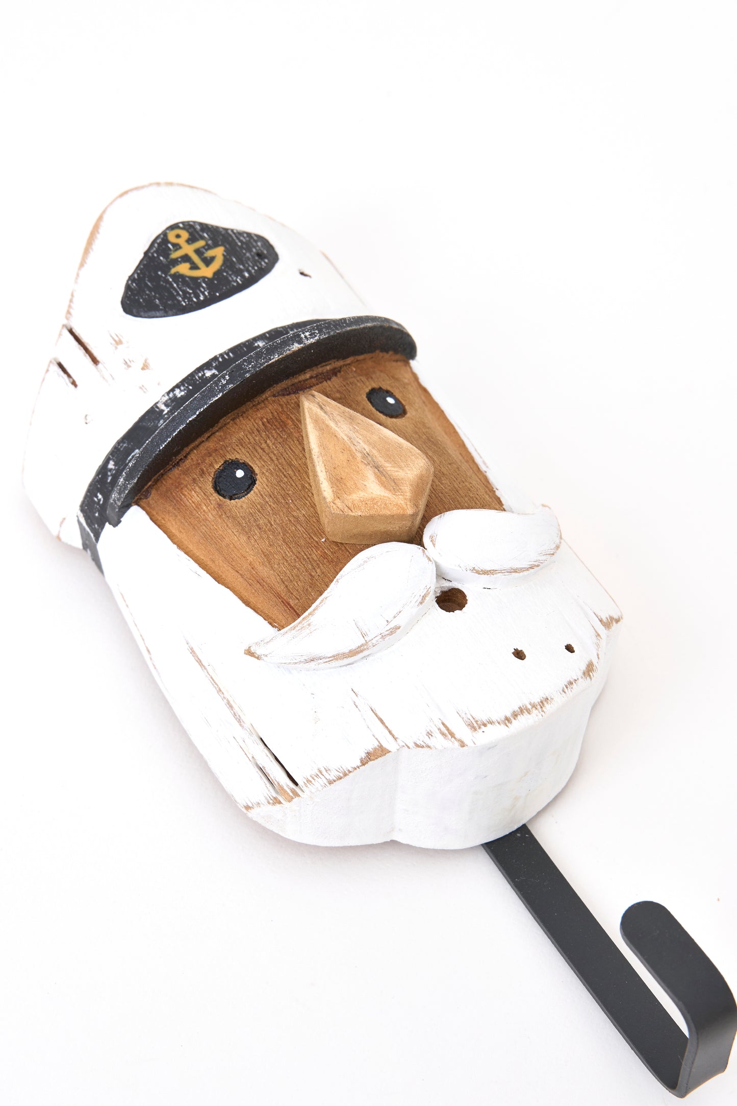 Colgador capitán de madera y metal