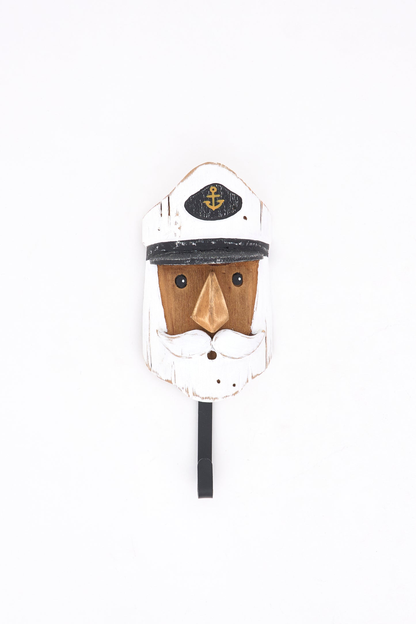 Colgador capitán de madera y metal