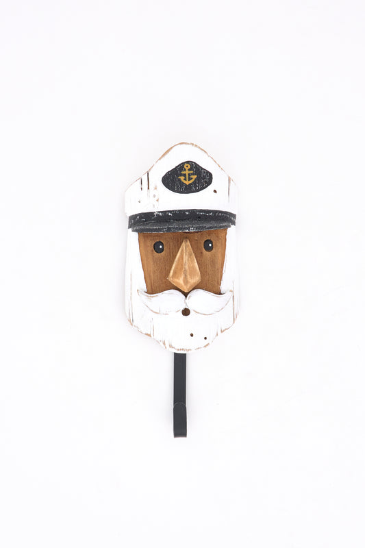 Colgador capitán de madera y metal