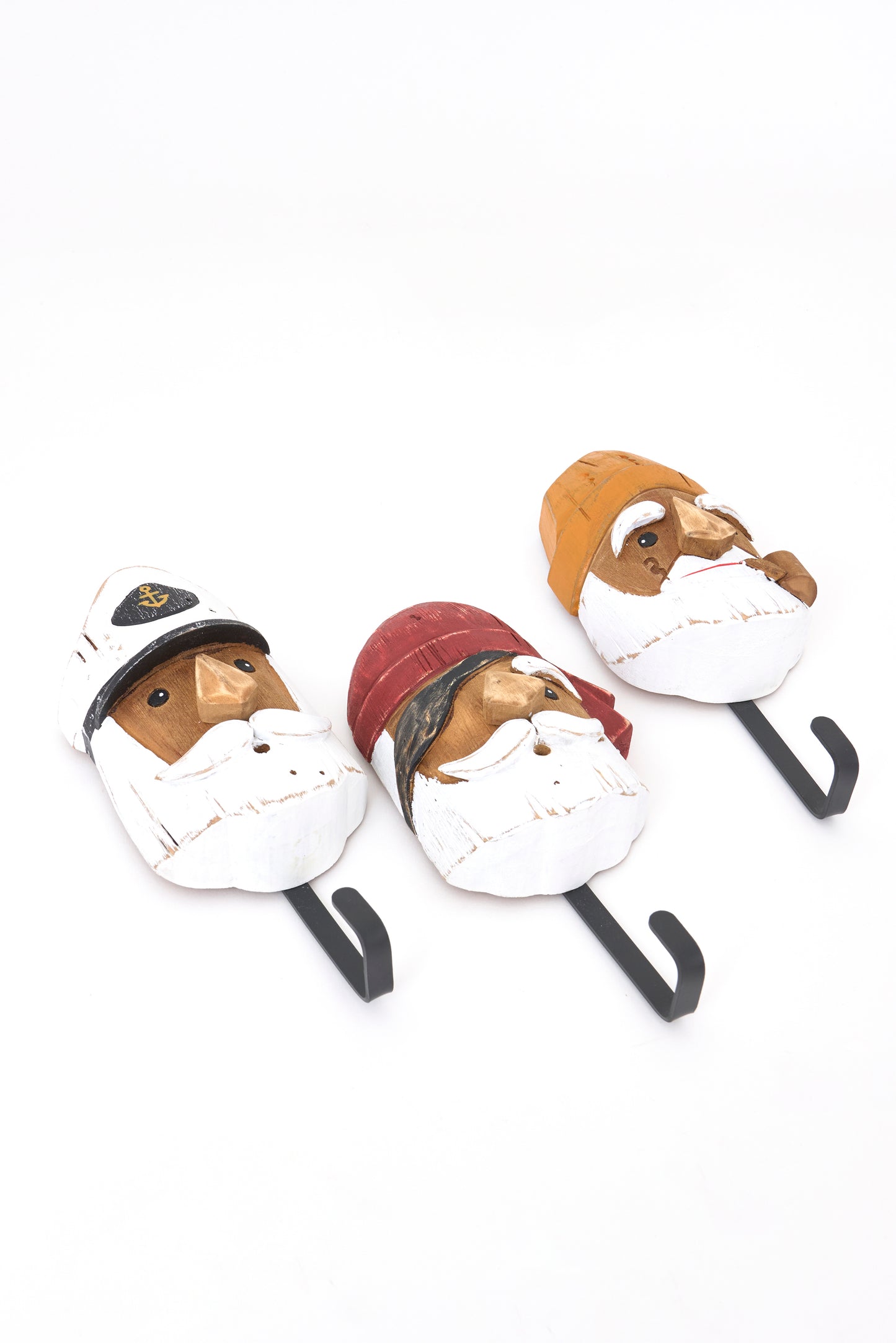 Colgador capitán de madera y metal