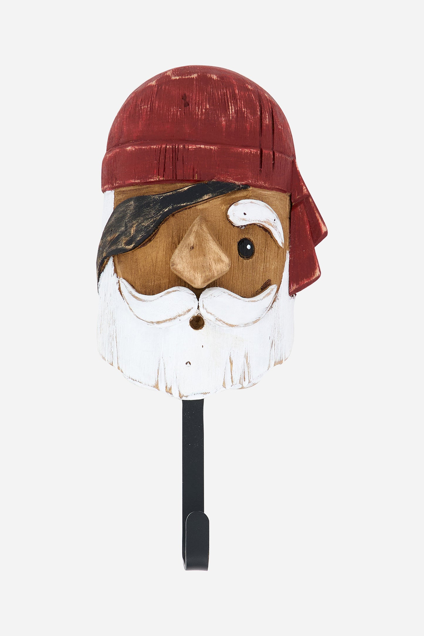 Colgador pirata de madera y metal