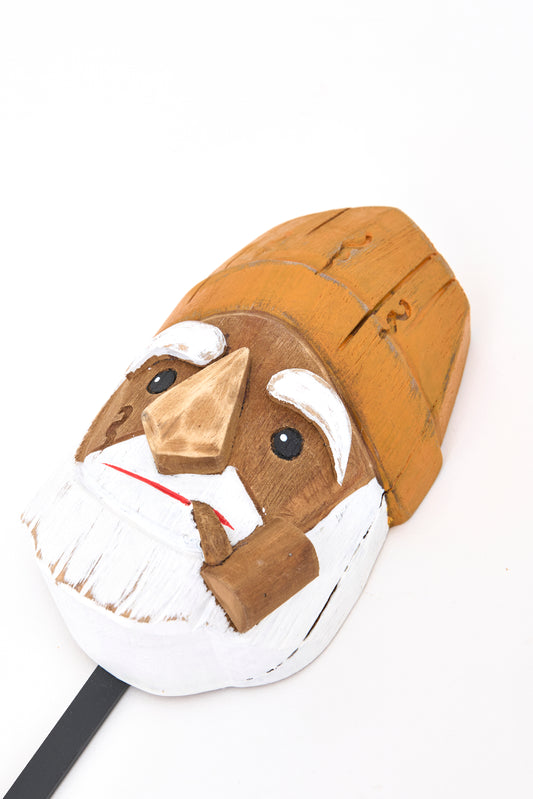 Colgador marinero de madera y metal