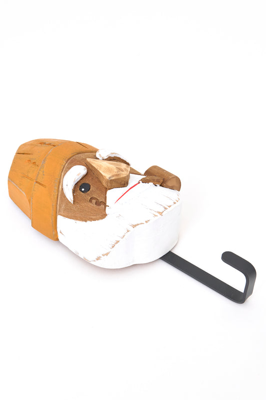 Colgador marinero de madera y metal