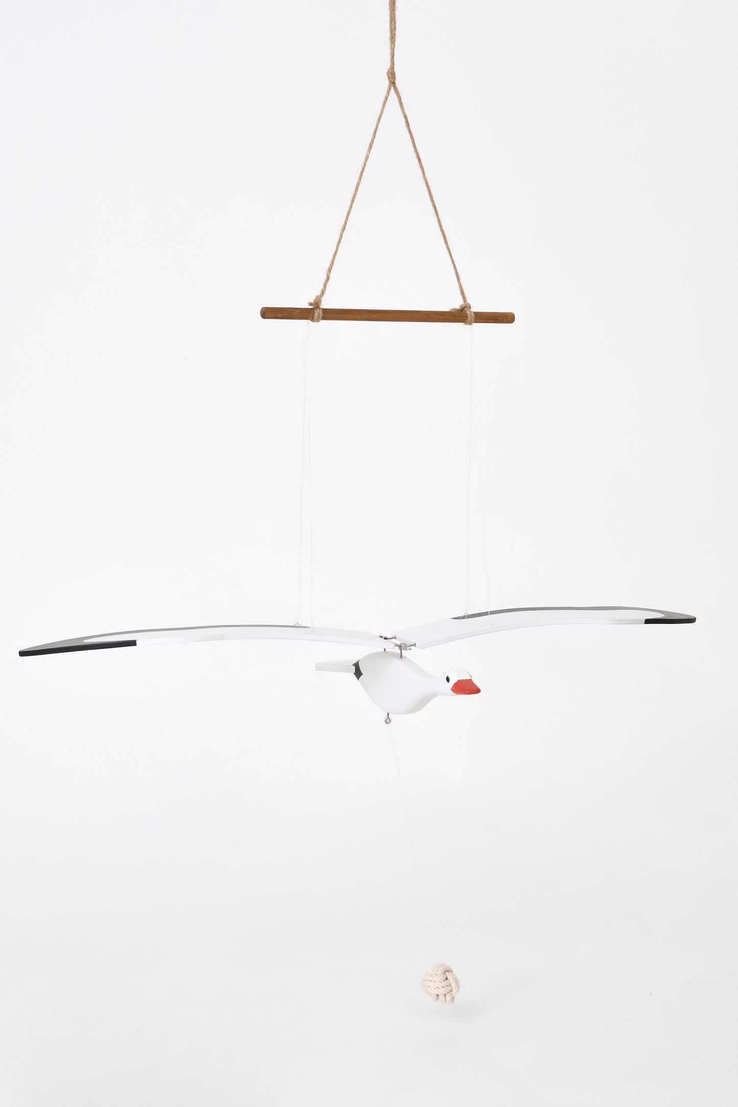 Móvil gaviota de madera