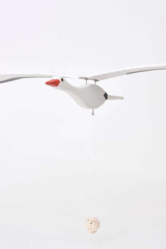 Móvil gaviota de madera