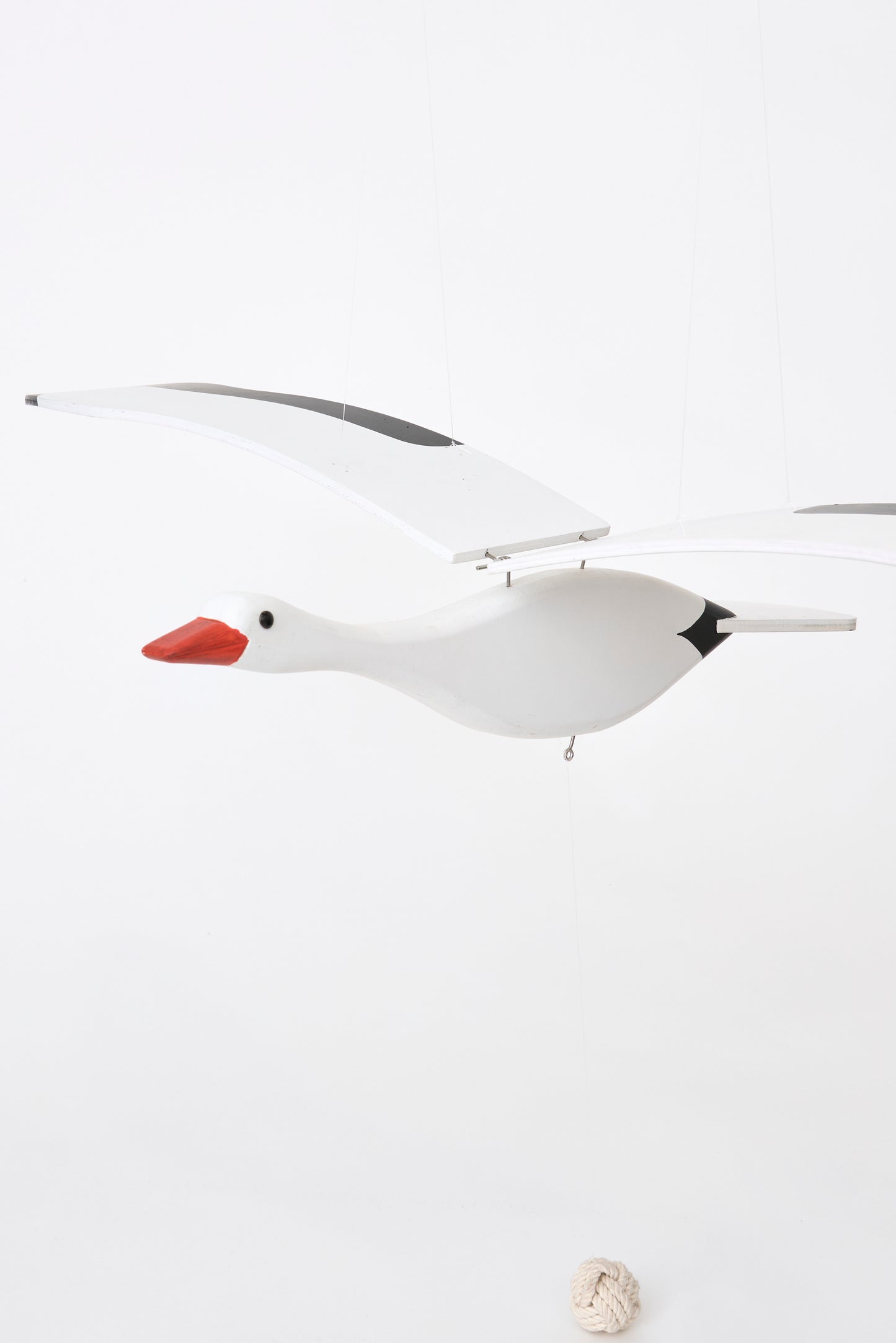 Móvil gaviota de madera, grande